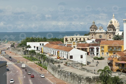 Plaza de la Aduana,Alcaldía,Iglesia de San Pedro Claver,Cartagena,Bolivar / Customs Square,Mayor,San